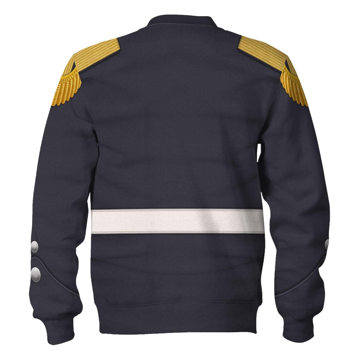 Gearhomie Napoleonic French Grenadier Officer-Campaign Dress (1806-1815) Uniform All Over Print Hoodie Sweatshirt T-Shirt Tracksuit - Gearhomie.com