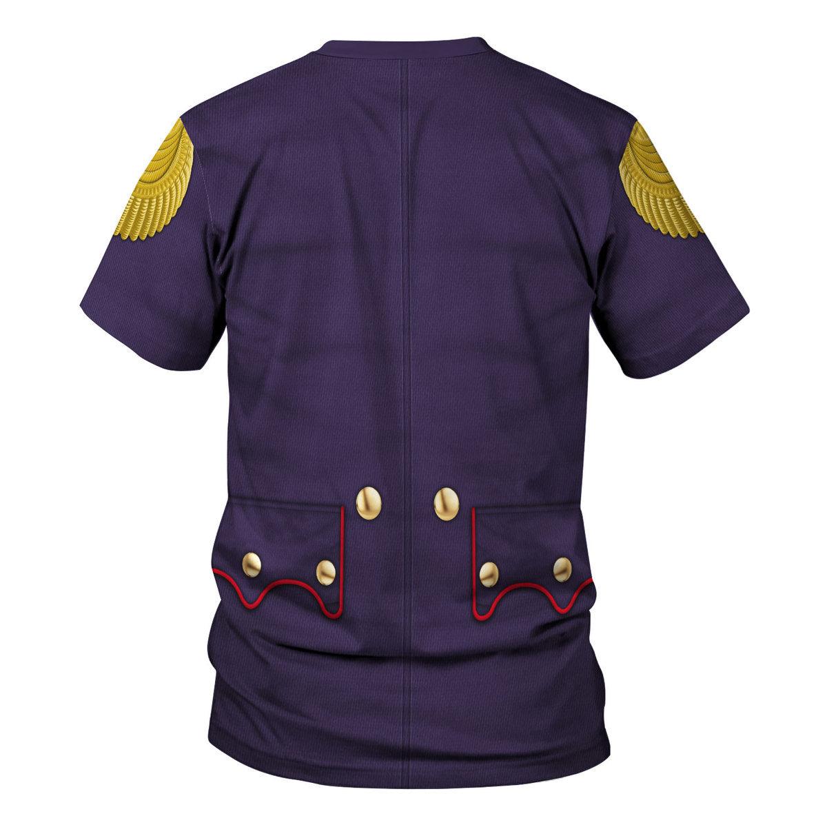 Gearhomie Napoleonic French Line Infantry Officer-1806-1815 Uniform All Over Print Hoodie Sweatshirt T-Shirt Tracksuit - Gearhomie.com