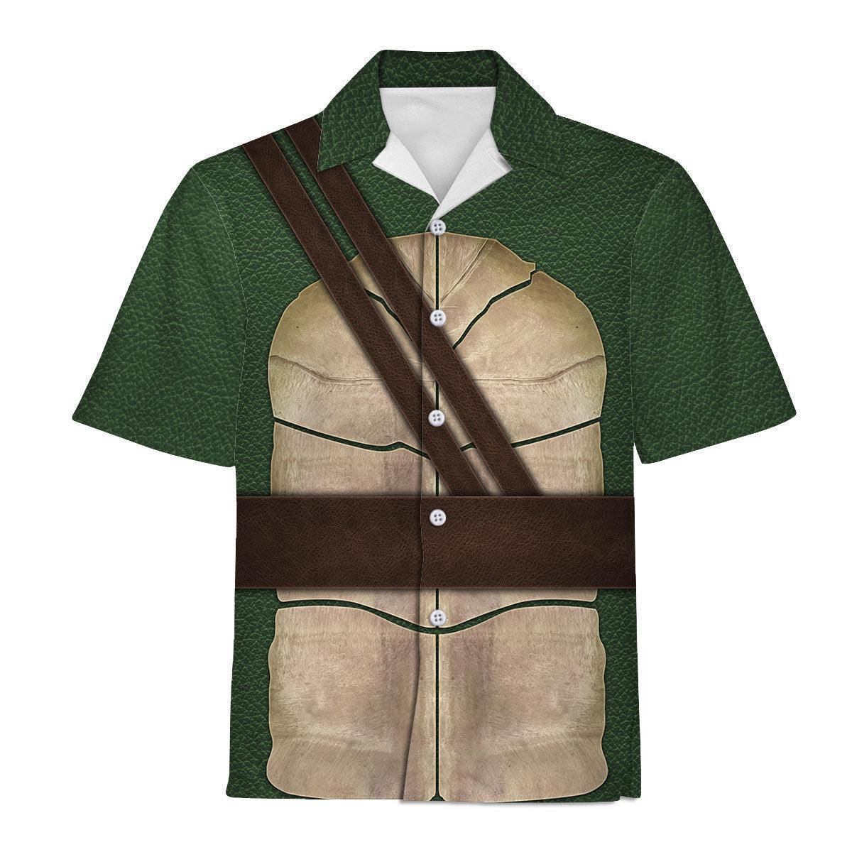 CustomsPig Ninja Turtles Leonardo Costume Hoodie Sweatshirt T-Shirt ZipHoodie Sweatpants - CustomsPig.com