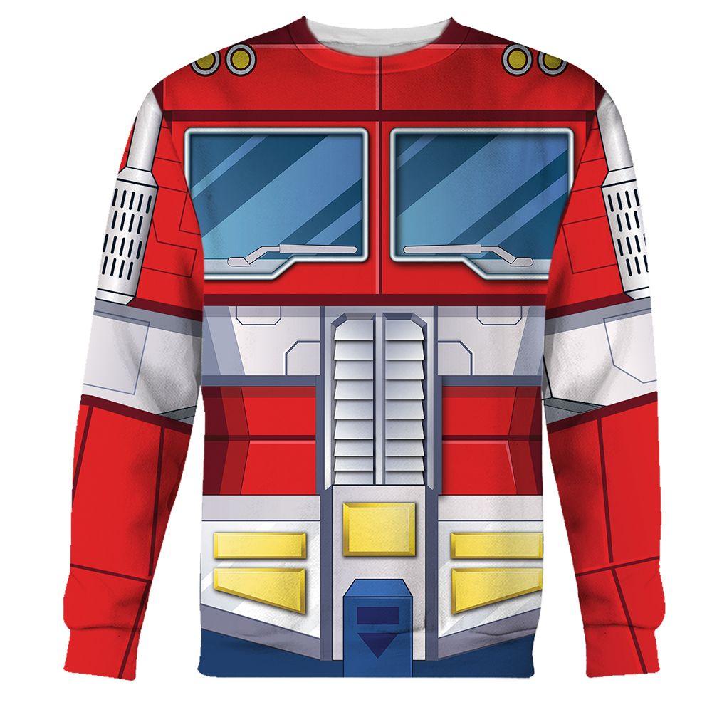Gearhomie Optimus Prime Costume Cosplay Hoodie Tracksuit - DucG