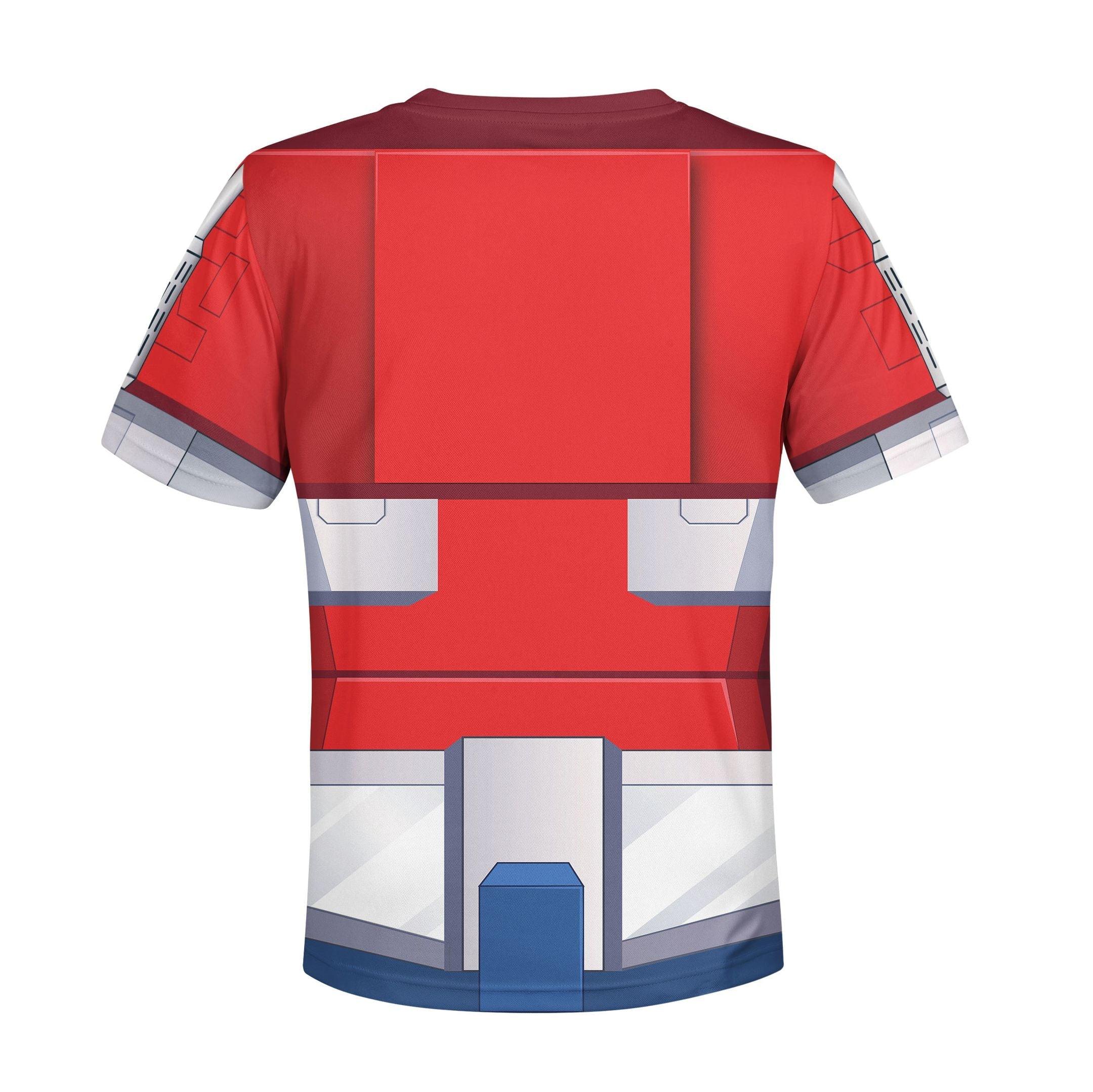  CustomsPig Optimus Prime Kid Costume Cosplay Hoodie Sweatshirt T-Shirt -  CustomsPig.com