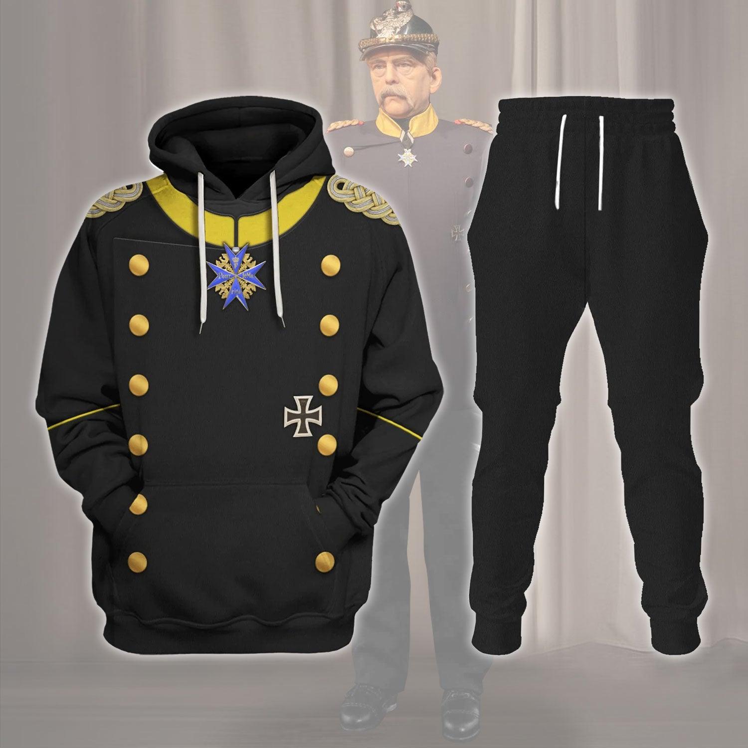Gearhomie Otto Von Bismarck Prince of Bismarck Costume Hoodie Sweatshirt T-Shirt Tracksuit - Gearhomie.com