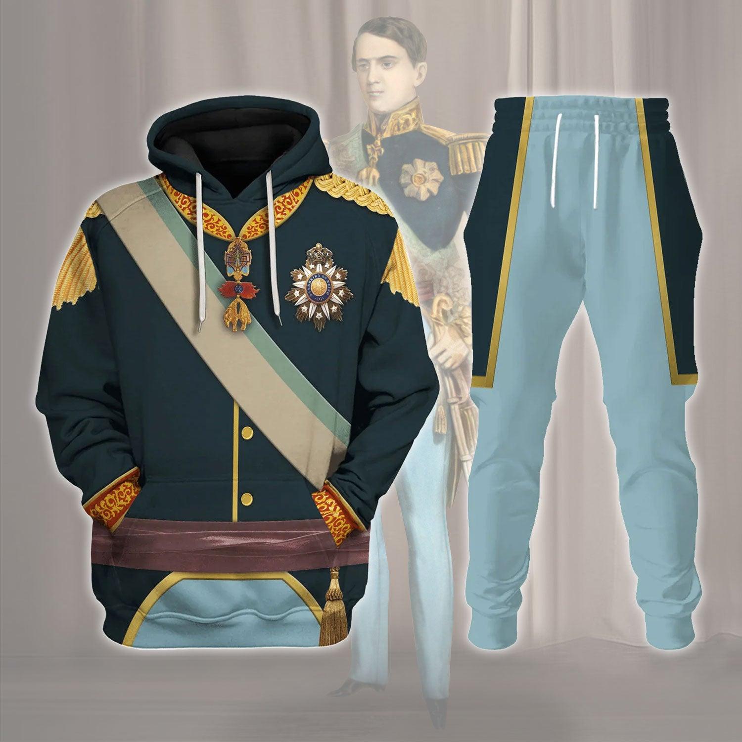 Gearhomie Pedro V of Portugal Costume Hoodie Sweatshirt T-Shirt Tracksuit - Gearhomie.com