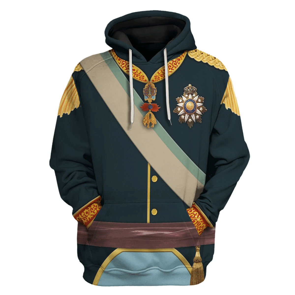 Gearhomie Pedro V of Portugal Costume Hoodie Sweatshirt T-Shirt Tracksuit - Gearhomie.com
