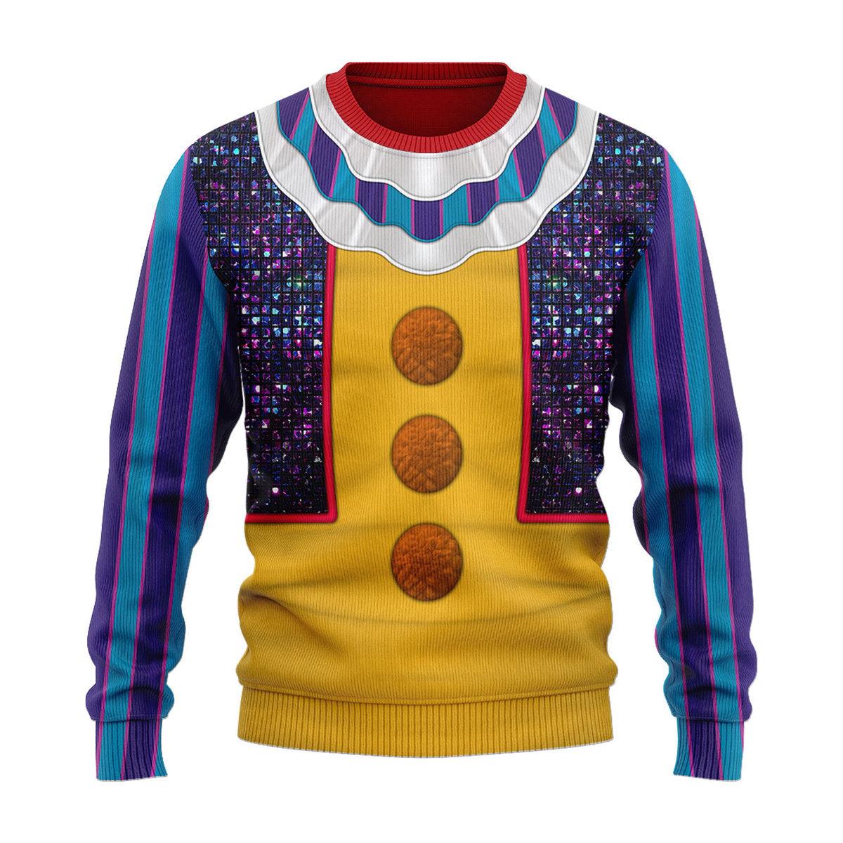 CustomsPig Pennywise 1990 Ugly Christmas Sweater - CustomsPig.com