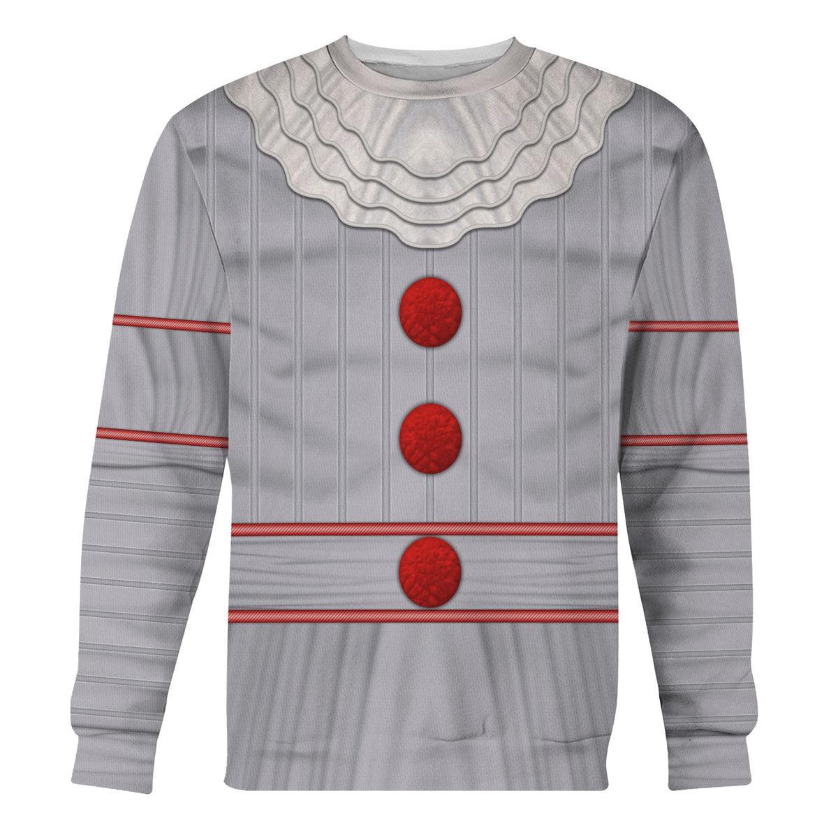 Gearhomie Pennywise Costume Hoodie Sweatshirt T-Shirt Tracksuit - Gearhomie.com