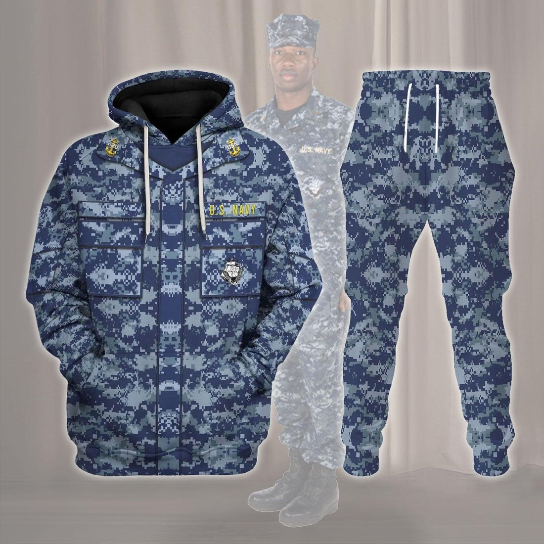  CustomsPig Personalized Rank and Branches United States Navy Working Uniform Type I Costume Hoodie Sweatshirt T-Shirt Tracksuit -  CustomsPig.com