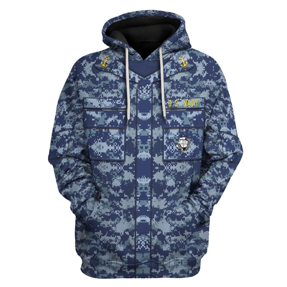  CustomsPig Personalized Rank and Branches United States Navy Working Uniform Type I Costume Hoodie Sweatshirt T-Shirt Tracksuit -  CustomsPig.com