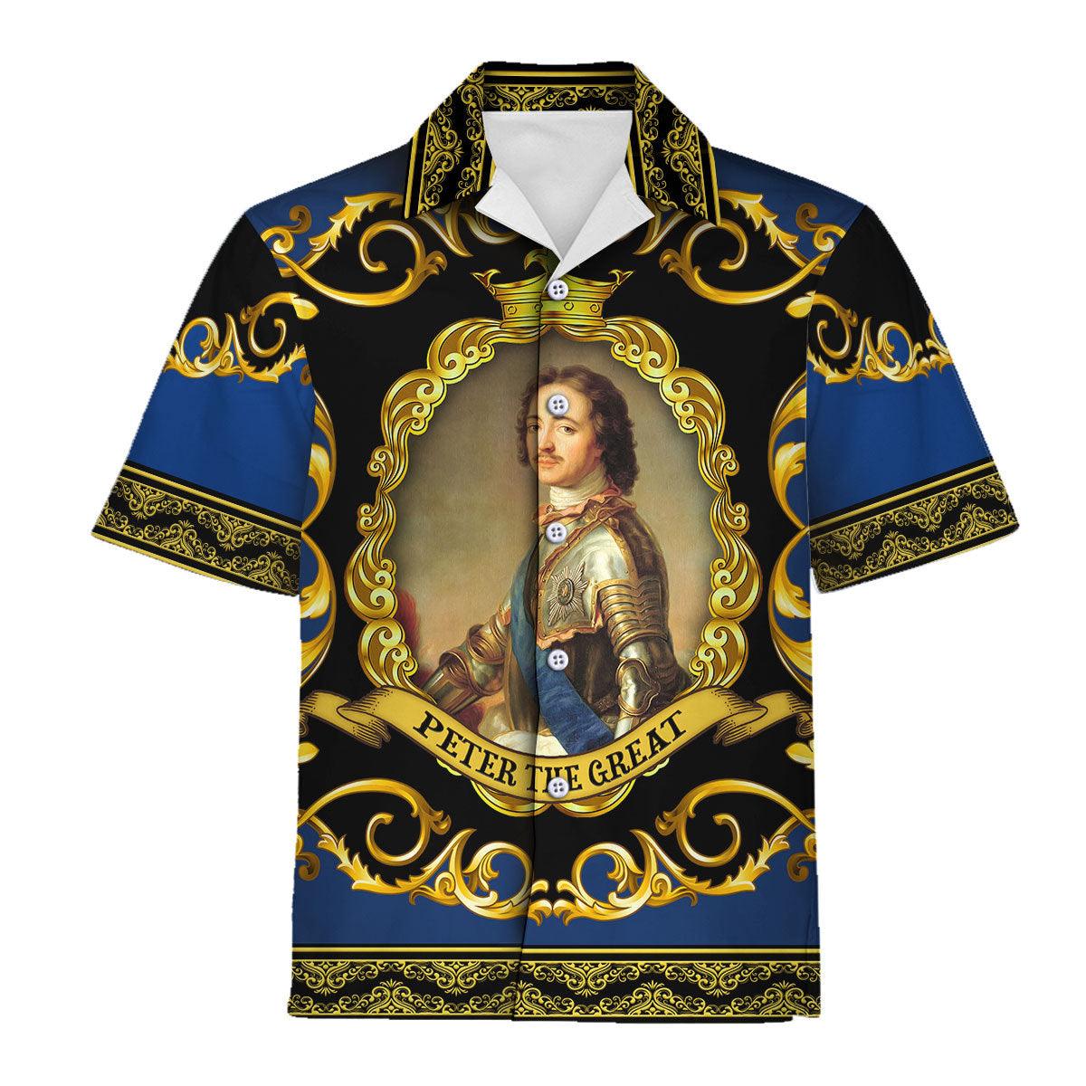 Gearhomie Peter the Great Hawaiian Shirt Polo Shirt Beach Shorts - Gearhomie.com