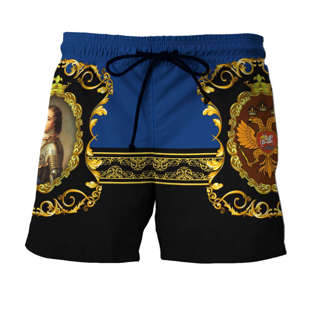 CustomsPig Peter the Great Hawaiian Shirt Polo Shirt Beach Shorts - CustomsPig.com