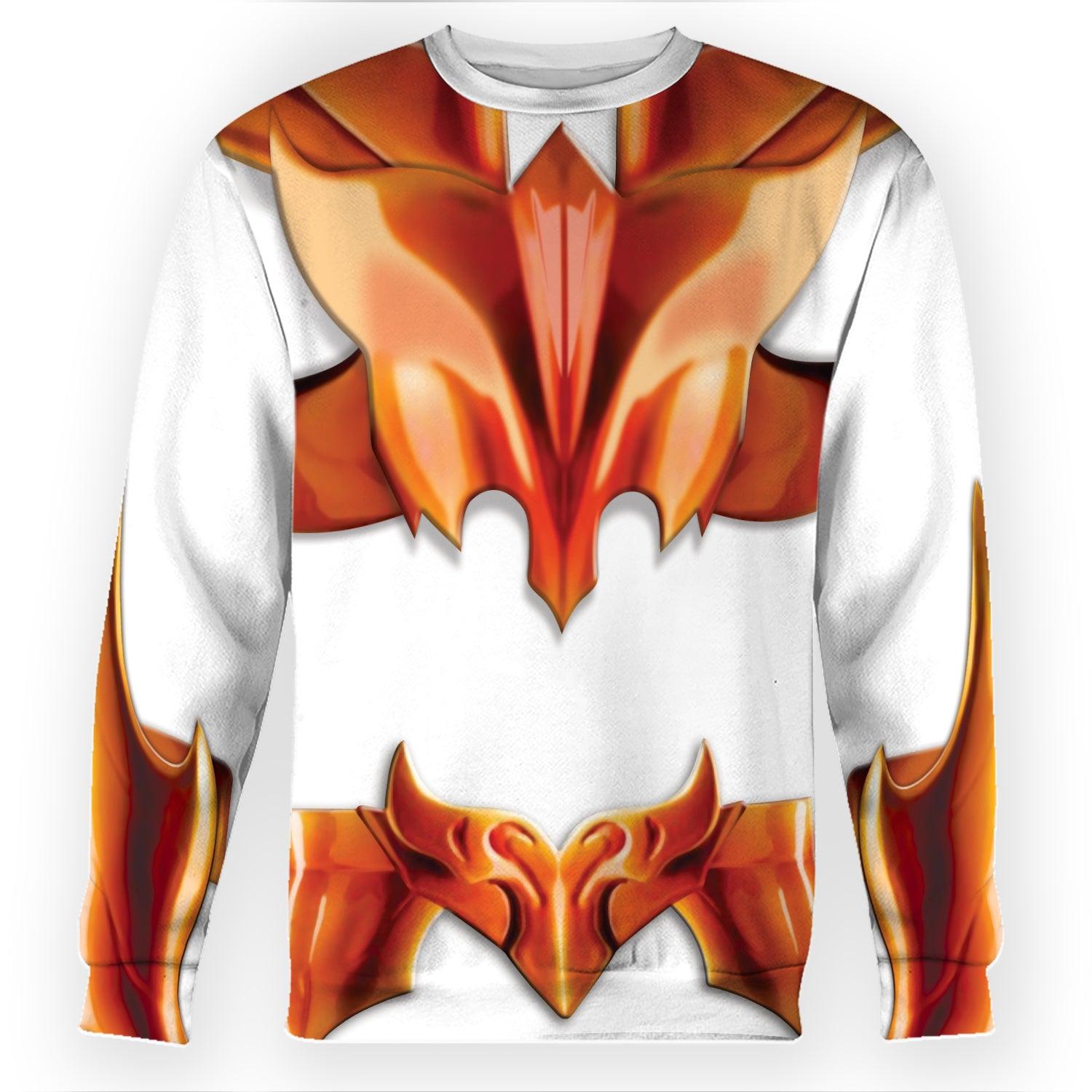 Gearhomie Phoenix Ikki Saint Seiya Costume Hoodie Sweatshirt T-Shirt Tracksuit - DucG