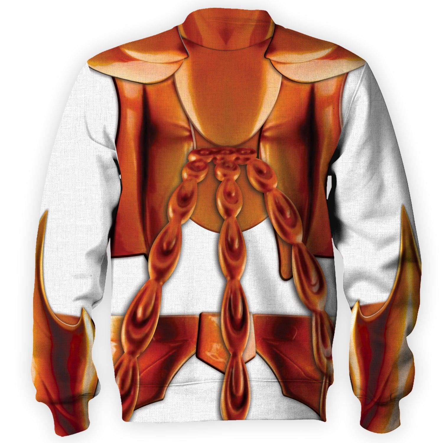 Gearhomie Phoenix Ikki Saint Seiya Costume Hoodie Sweatshirt T-Shirt Tracksuit - DucG