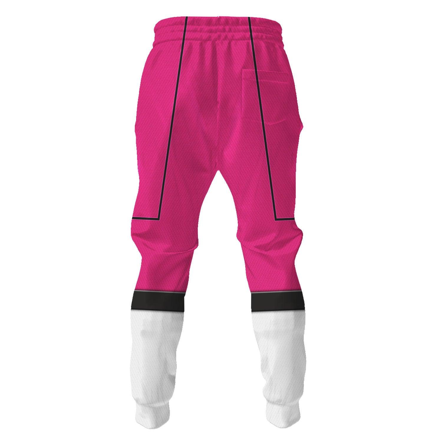  CustomsPig Pink Power Rangers Turbo Hoodies Sweatshirt T-shirt Hawaiian Tracksuit -  CustomsPig.com