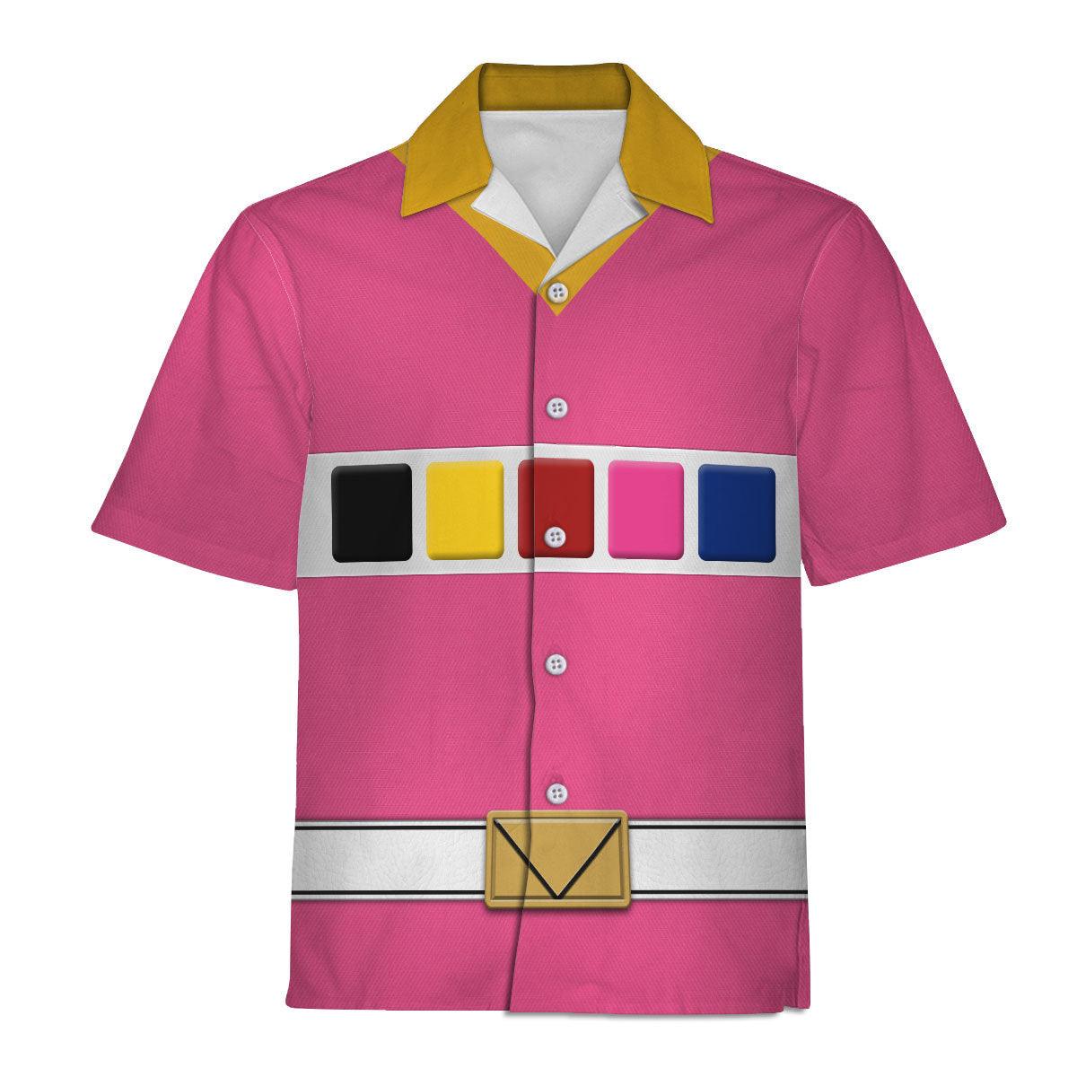 CustomsPig Pink Space Ranger Hoodies Sweatshirt T-shirt Hawaiian Tracksuit - CustomsPig.com