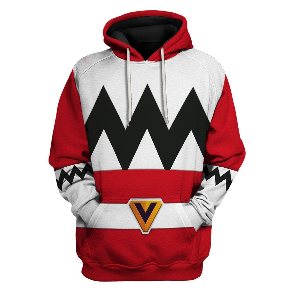 CustomsPig Power Rangers Lost Galaxy Red Costume Hoodie Sweatshirt T-Shirt Tracksuit - CustomsPig.com