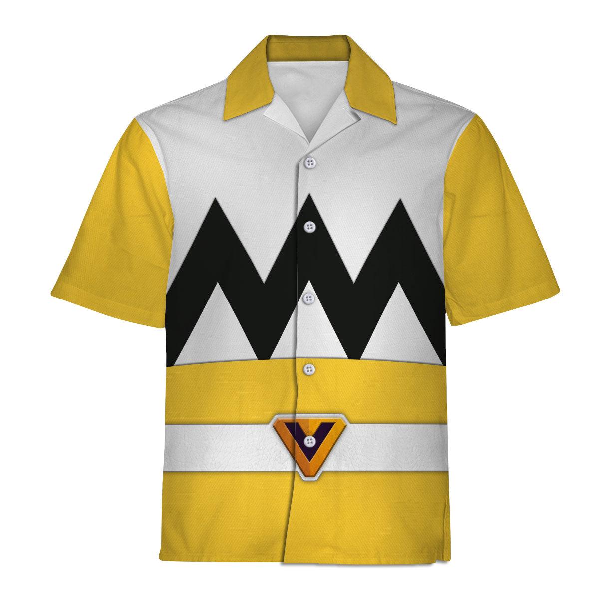 Gearhomie Power Rangers Lost Galaxy Yellow Costume Hoodie Sweatshirt T-Shirt Tracksuit - Gearhomie.com