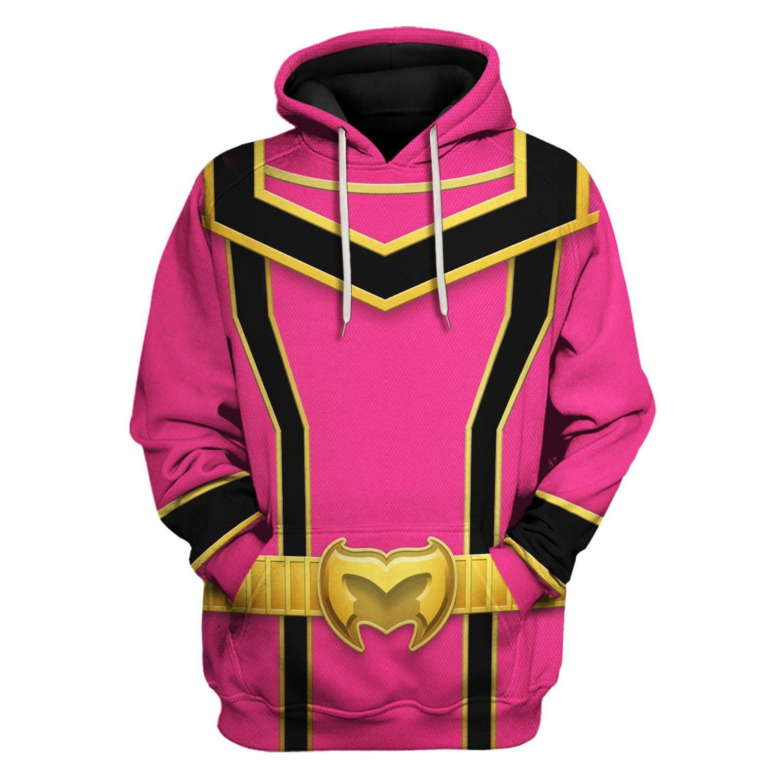 CustomsPig Power Rangers Mystic Force (2006) Pink Costume Hoodie Sweatshirt T-Shirt Tracksuit - CustomsPig.com