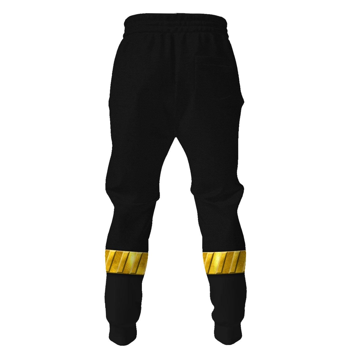 Gearhomie Power Rangers RPM (2009) Black Costume Hoodie Sweatshirt T-Shirt Tracksuit - Gearhomie.com