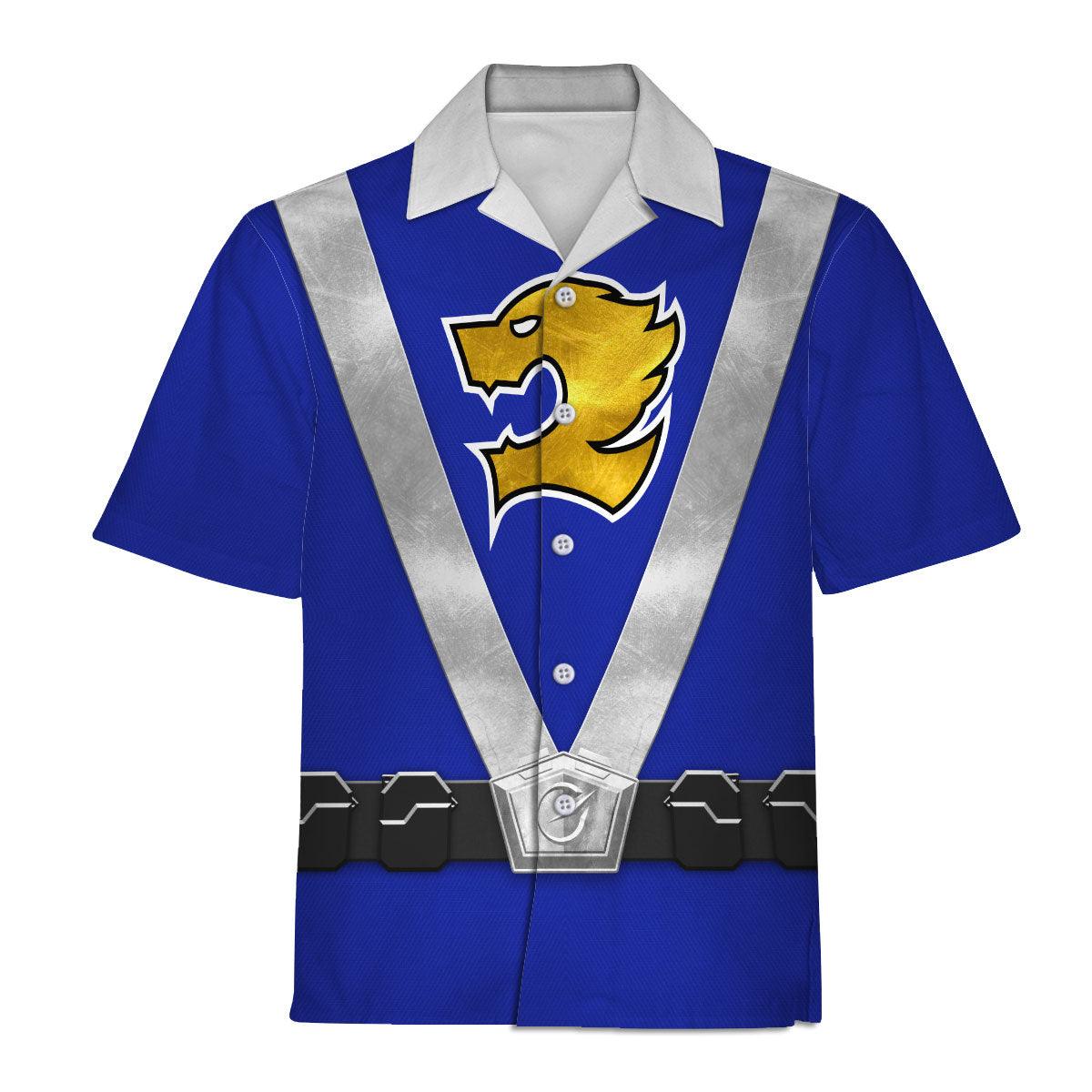 Gearhomie Power Rangers RPM (2009) Blue Costume Hoodie Sweatshirt T-Shirt Tracksuit - Gearhomie.com