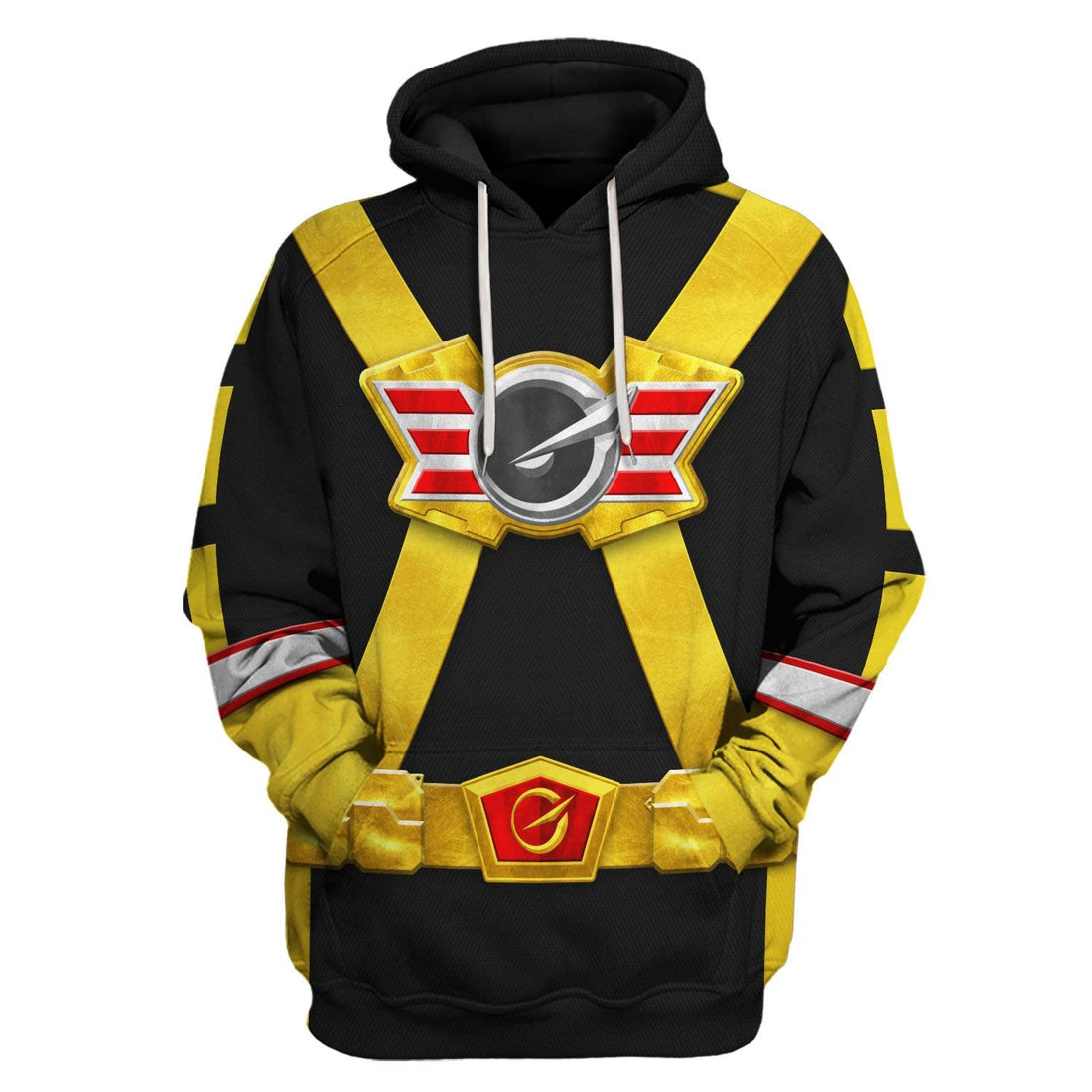 CustomsPig Power Rangers RPM (2009) Gold Costume Hoodie Sweatshirt T-Shirt Tracksuit - CustomsPig.com
