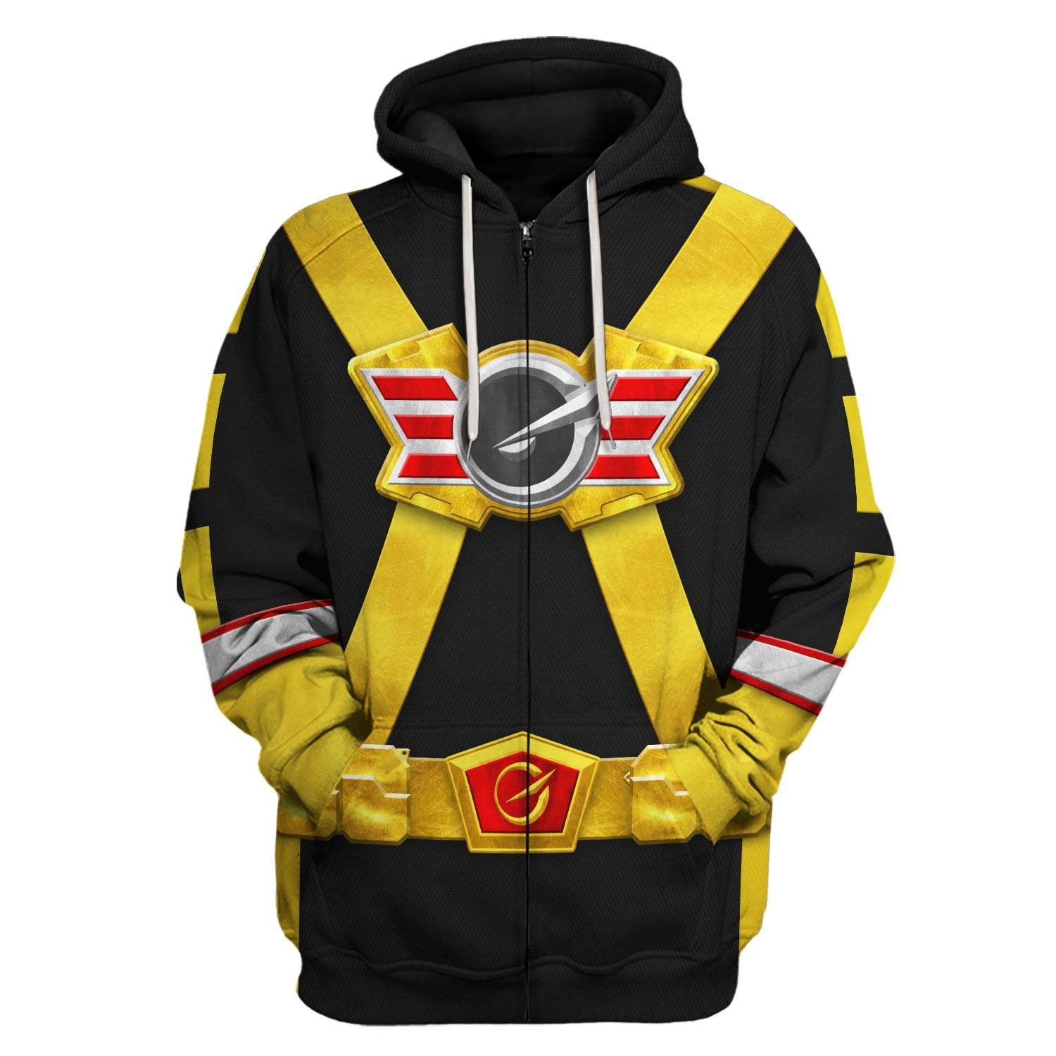 Gearhomie Power Rangers RPM (2009) Gold Costume Hoodie Sweatshirt T-Shirt Tracksuit - Gearhomie.com