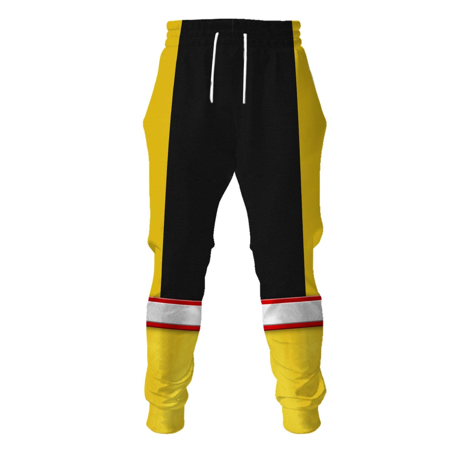 Gearhomie Power Rangers RPM (2009) Gold Costume Hoodie Sweatshirt T-Shirt Tracksuit - Gearhomie.com