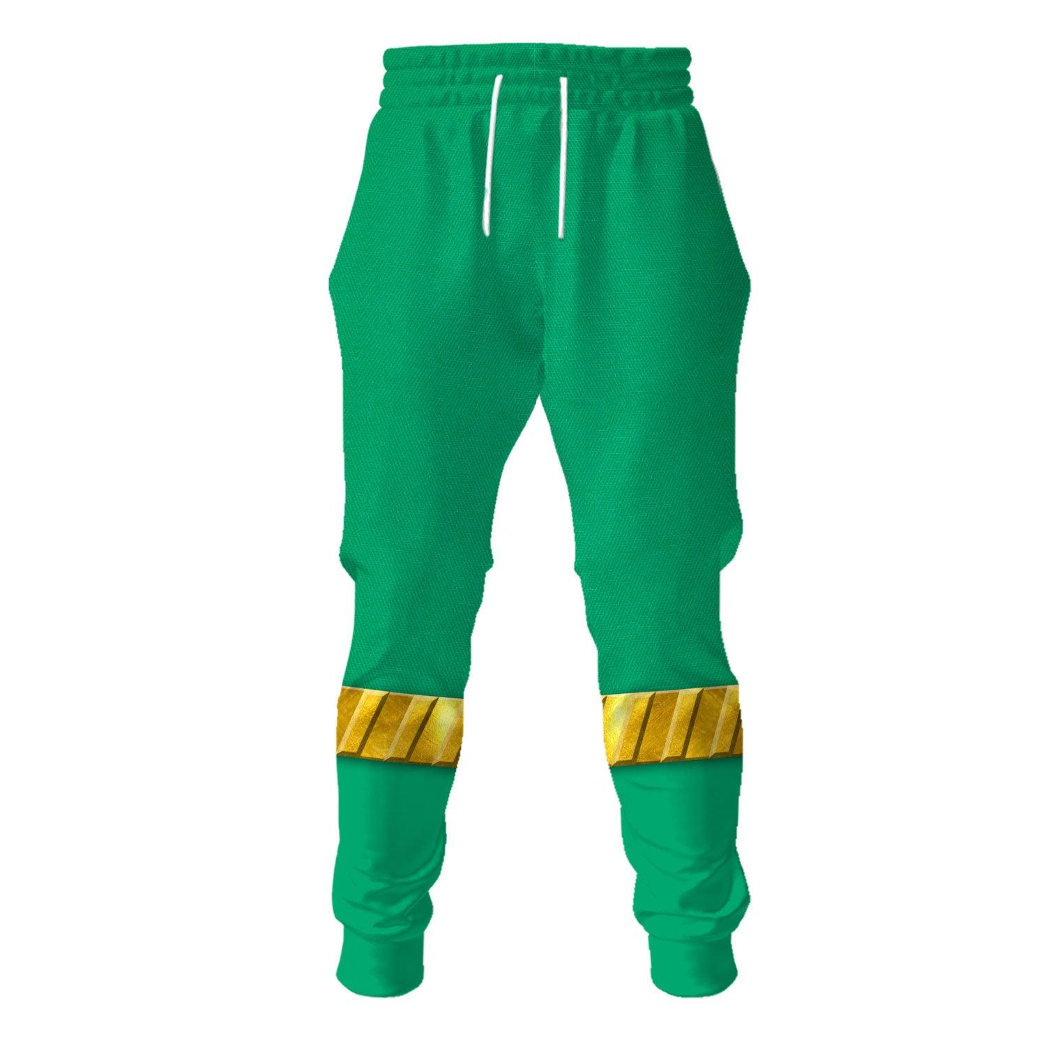 Gearhomie Power Rangers RPM (2009) Green Costume Hoodie Sweatshirt T-Shirt Tracksuit - Gearhomie.com