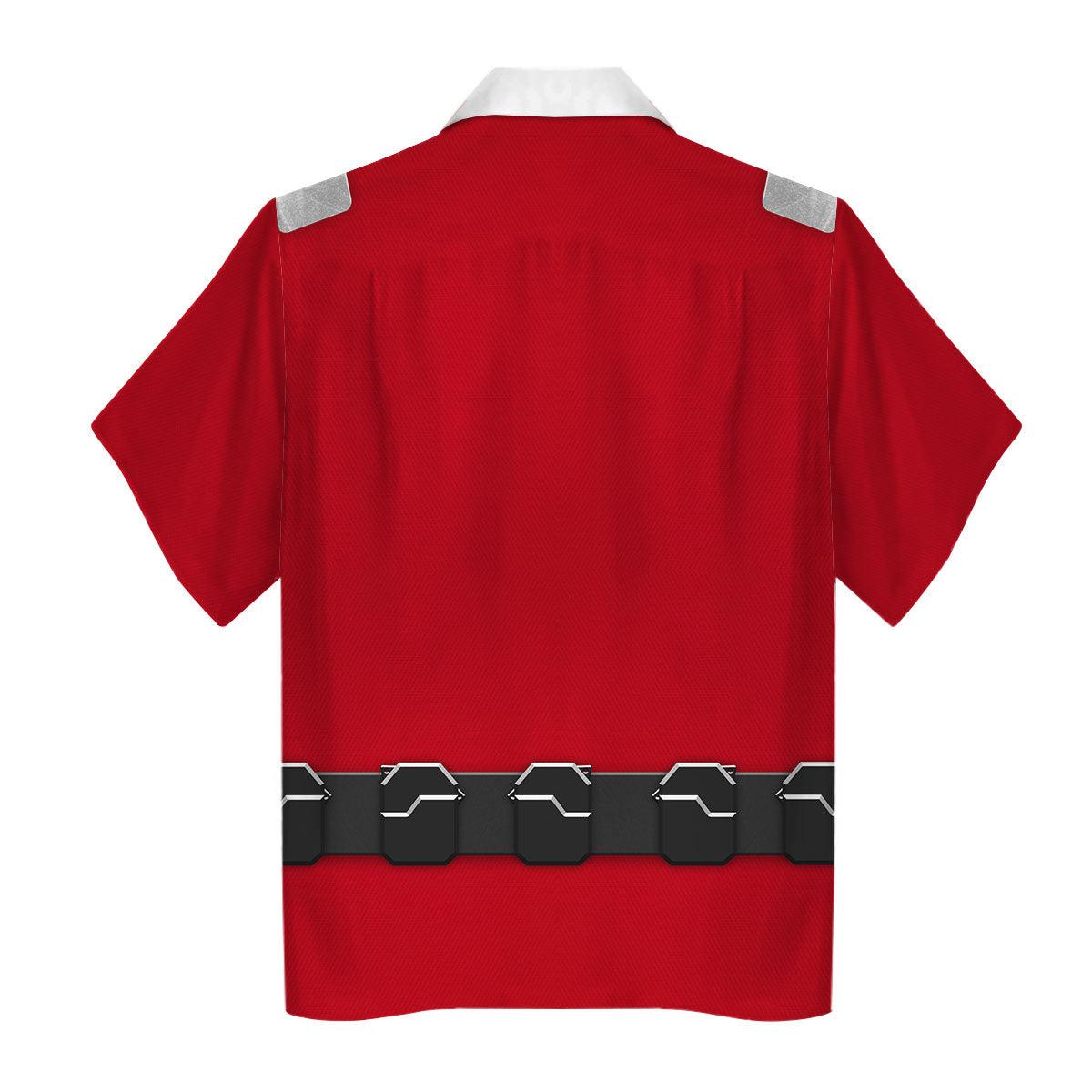 Gearhomie Power Rangers RPM (2009) Red Costume Hoodie Sweatshirt T-Shirt Tracksuit - Gearhomie.com