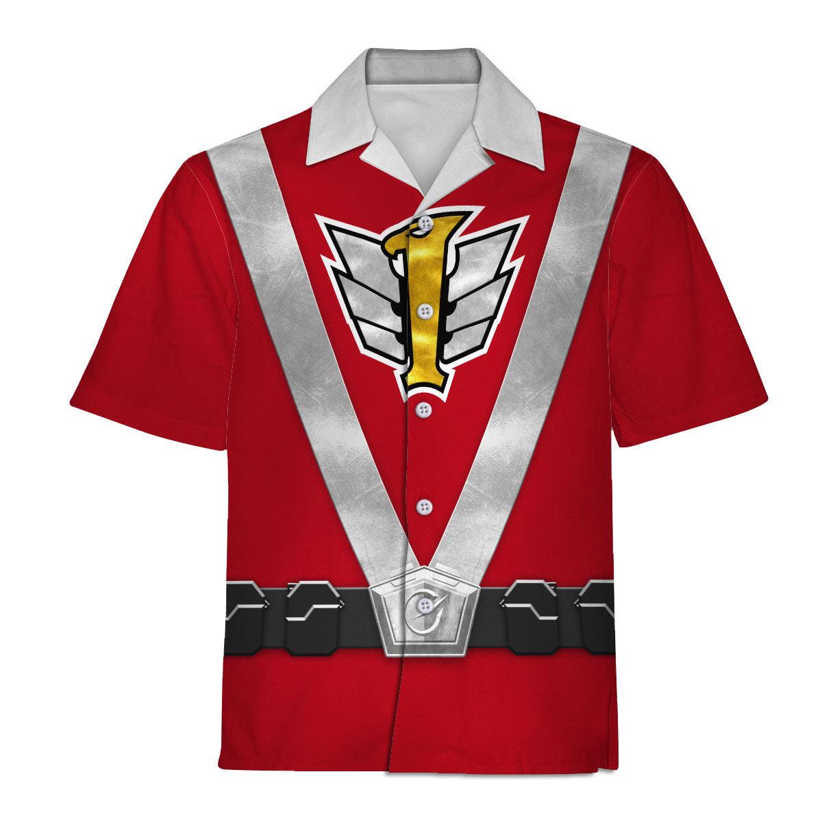 Gearhomie Power Rangers RPM (2009) Red Costume Hoodie Sweatshirt T-Shirt Tracksuit - Gearhomie.com
