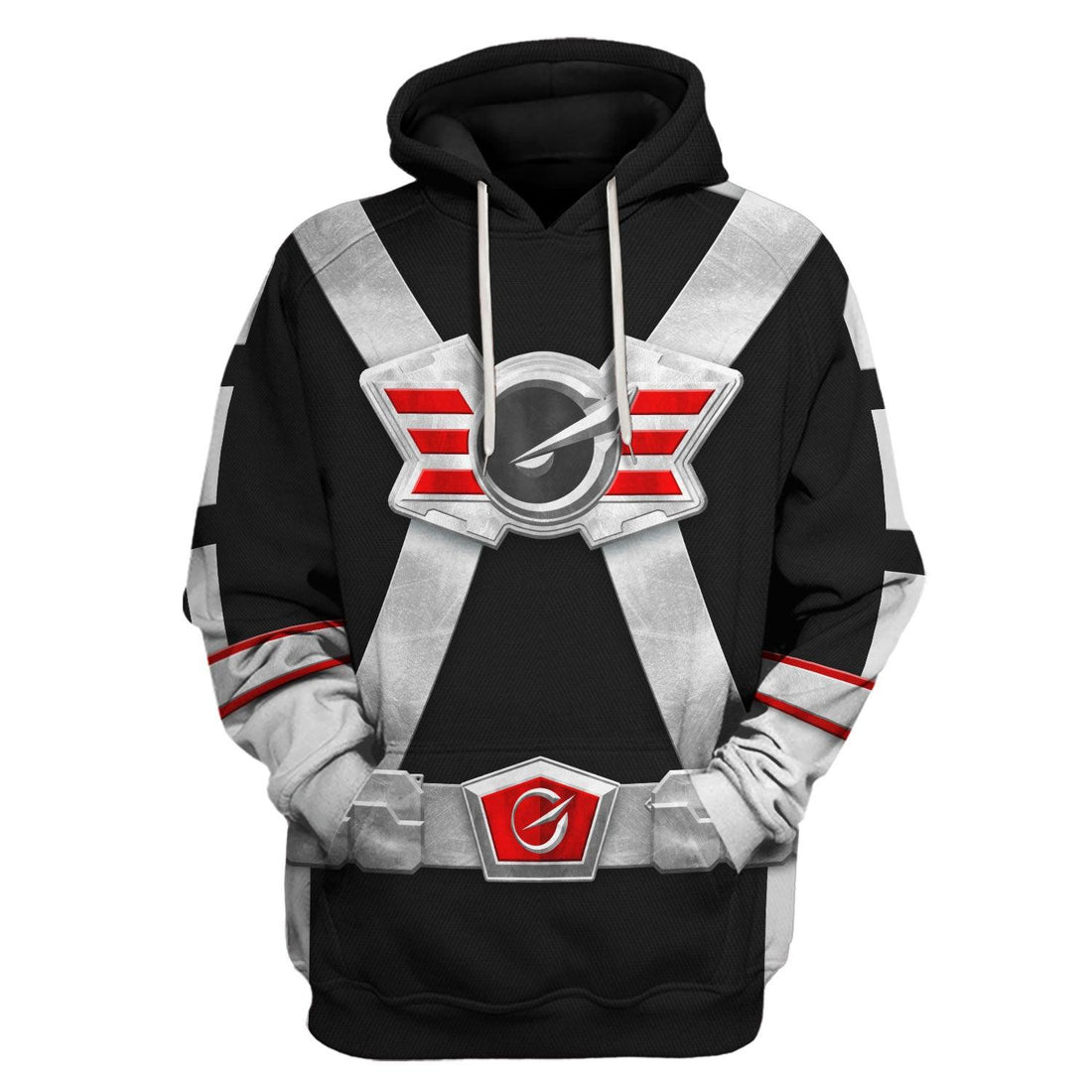 Gearhomie Power Rangers RPM (2009) Silver Costume Hoodie Sweatshirt T-Shirt Tracksuit - Gearhomie.com