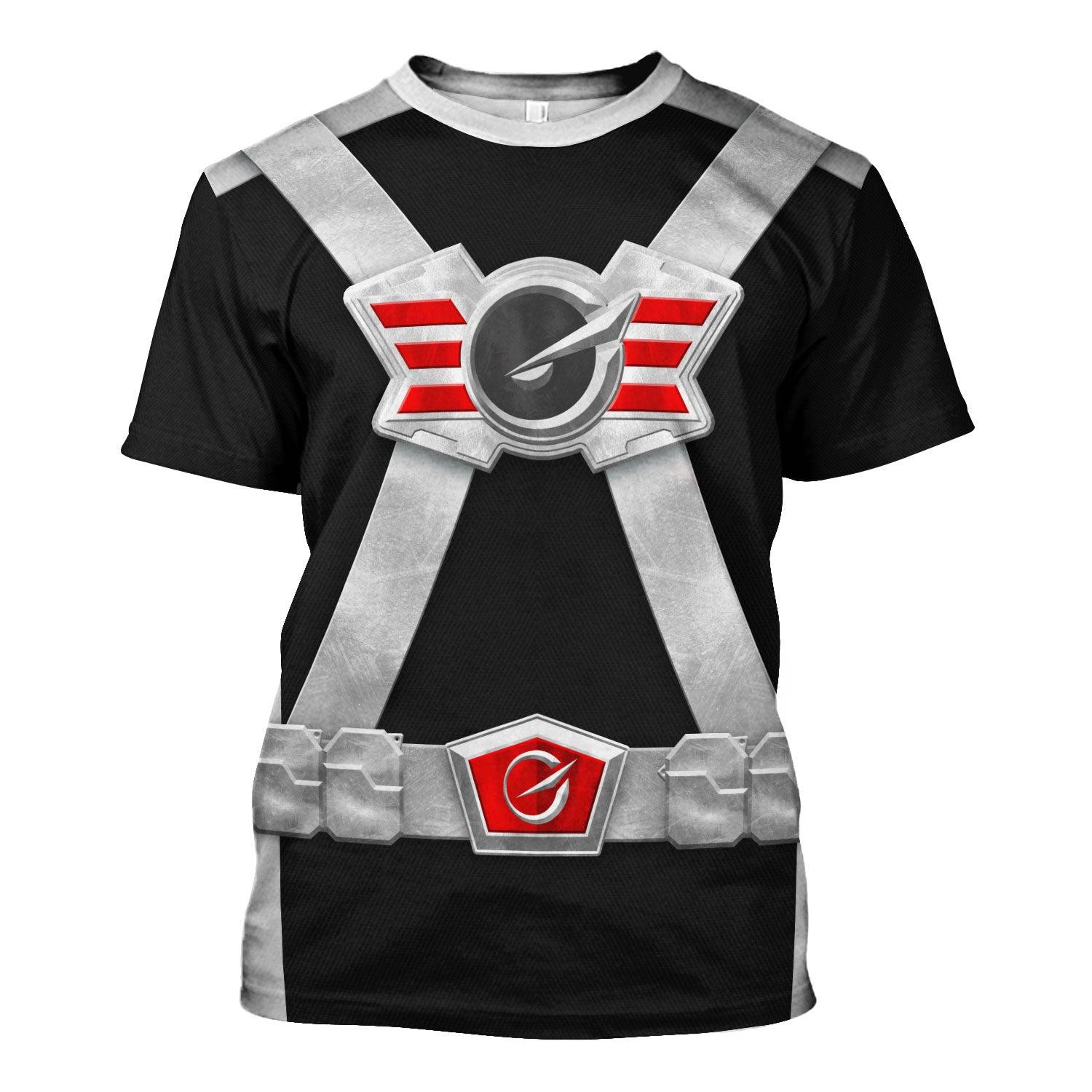 Gearhomie Power Rangers RPM (2009) Silver Costume Hoodie Sweatshirt T-Shirt Tracksuit - Gearhomie.com