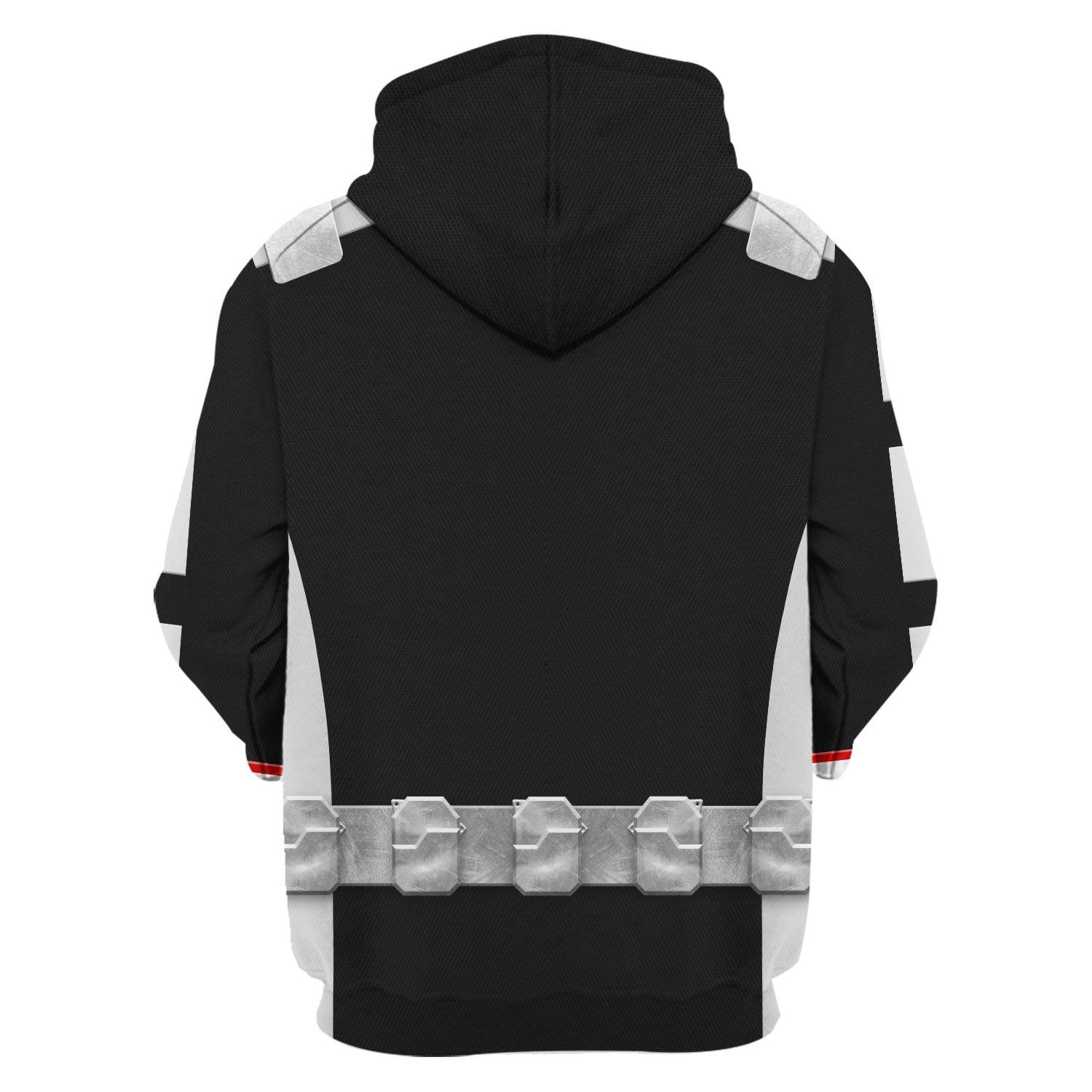 Gearhomie Power Rangers RPM (2009) Silver Costume Hoodie Sweatshirt T-Shirt Tracksuit - Gearhomie.com
