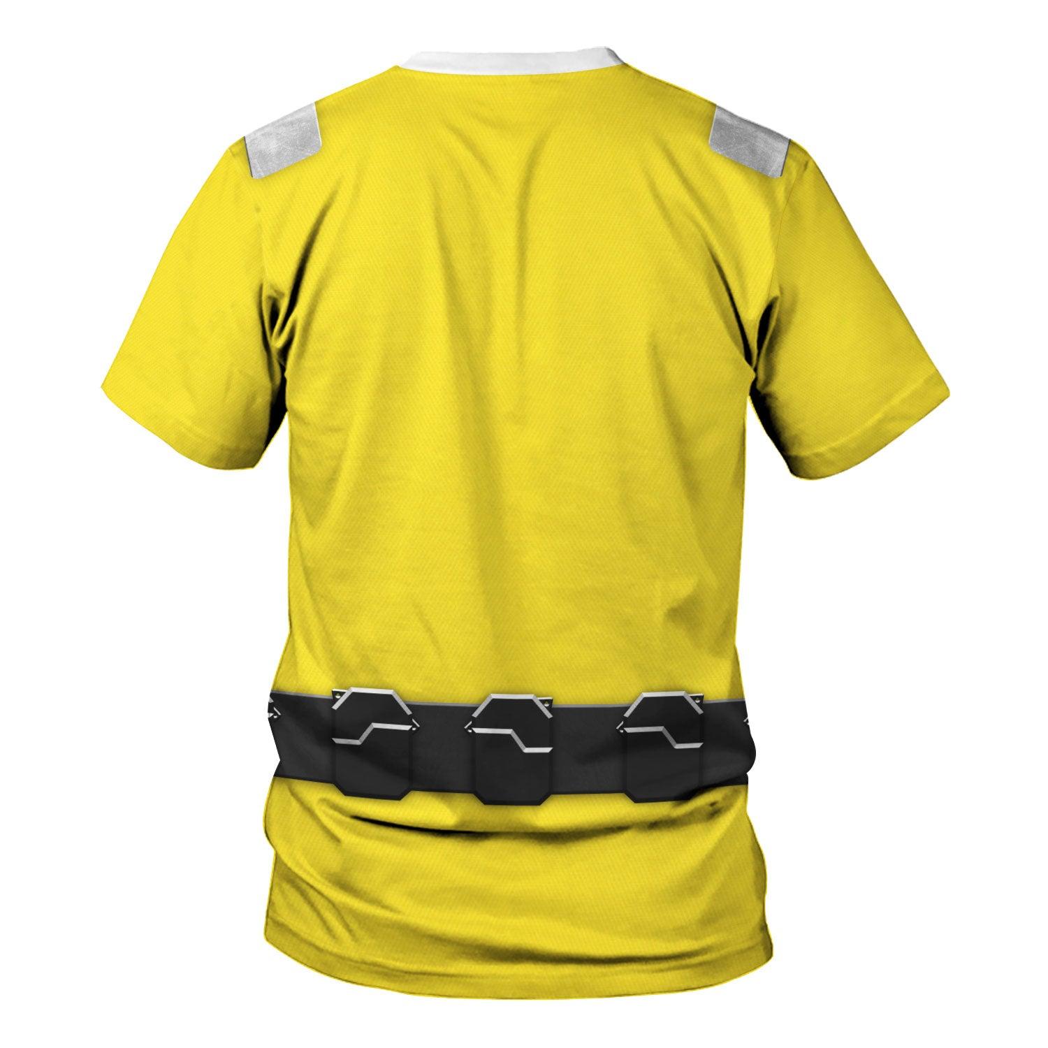 Gearhomie Power Rangers RPM (2009) Yellow Costume Hoodie Sweatshirt T-Shirt Tracksuit - Gearhomie.com