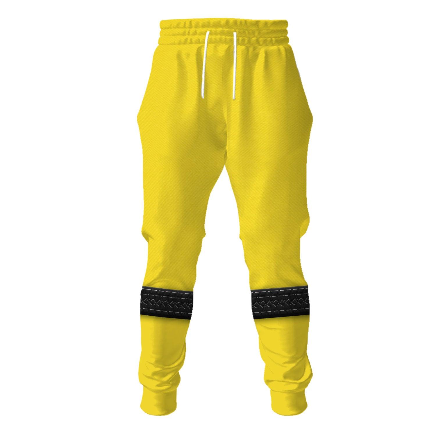 Gearhomie Power Rangers RPM (2009) Yellow Costume Hoodie Sweatshirt T-Shirt Tracksuit - Gearhomie.com