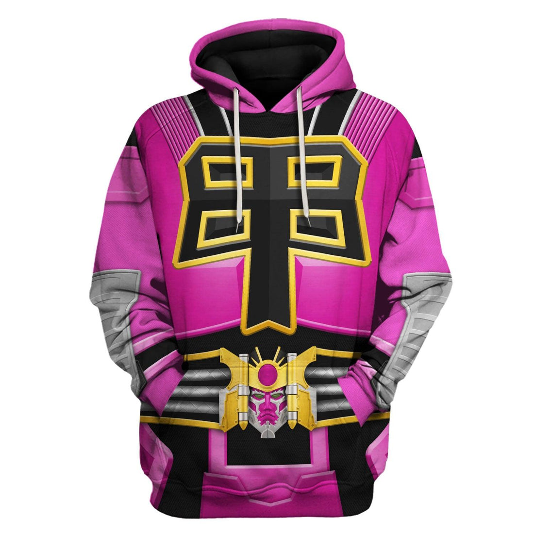 CustomsPig Power Rangers Shogun Pink Costume Hoodie Sweatshirt T-Shirt Tracksuit - CustomsPig.com