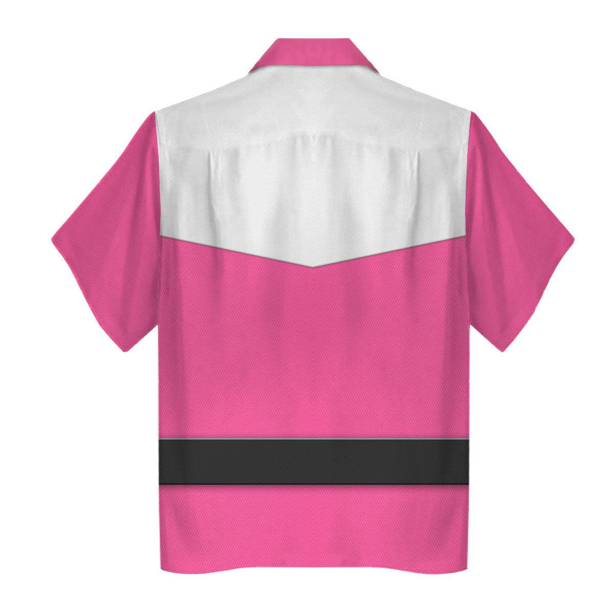 Gearhomie Power Rangers Time Force (2001) Pink Hoodies Sweatshirt T-shirt Hawaiian Tracksuit - Gearhomie.com
