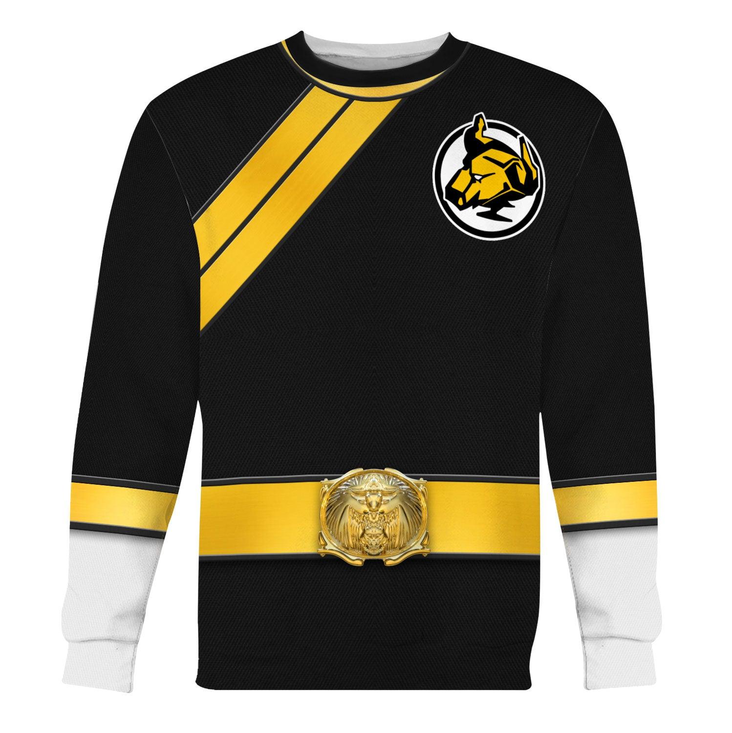 Gearhomie Power Rangers Wild Force Black Costume Hoodie Sweatshirt T-Shirt Tracksuit - Gearhomie.com