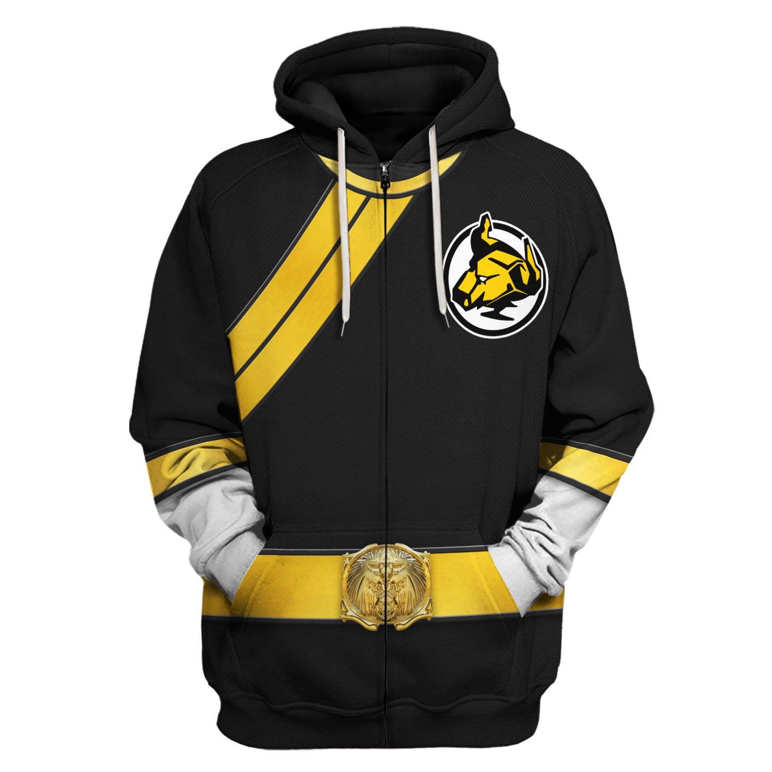 Gearhomie Power Rangers Wild Force Black Costume Hoodie Sweatshirt T-Shirt Tracksuit - Gearhomie.com