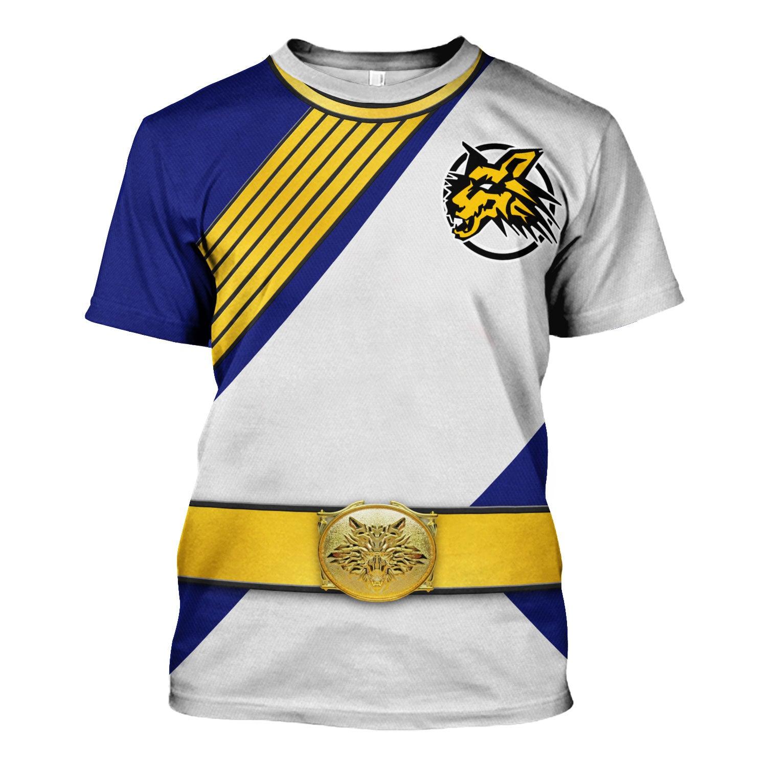 Gearhomie Power Rangers Wild Force Silver Costume Hoodie Sweatshirt T-Shirt Tracksuit - Gearhomie.com