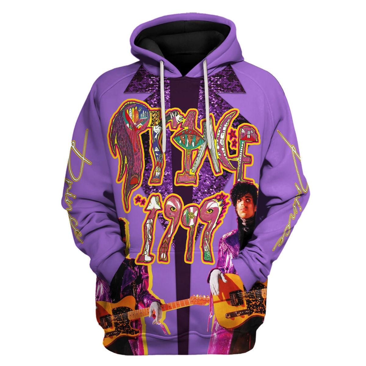 Gearhomie Prince 1999 EMBROIDERED Unisex Pullover Hoodie, Sweatshirt, T-Shirt - Gearhomie.com