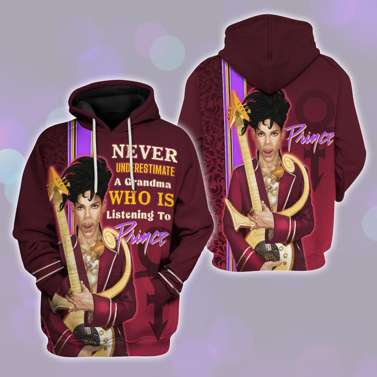 Gearhomie Prince A Strong Spirit Transcends Rules Unisex Pullover Hoodie, Sweatshirt, T-Shirt - Gearhomie.com