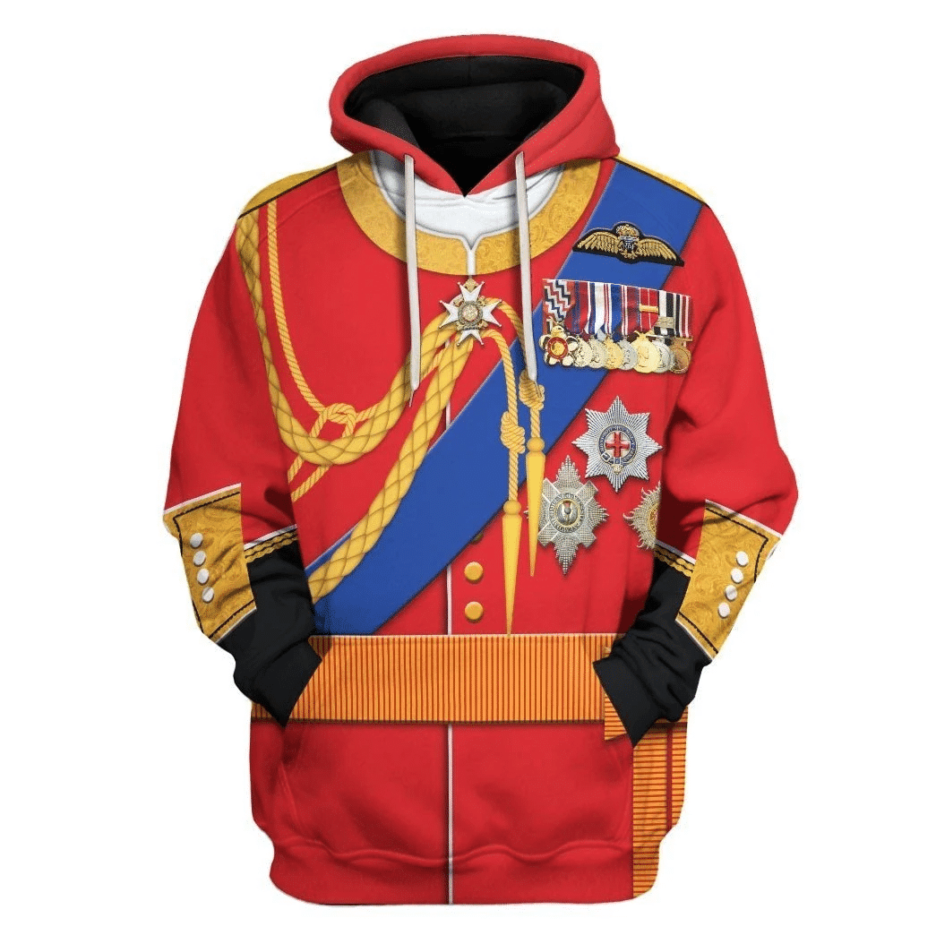  CustomsPig Prince Charles Prince of Wales Costume Hoodie Sweatshirt T-Shirt Tracksuit -  CustomsPig.com