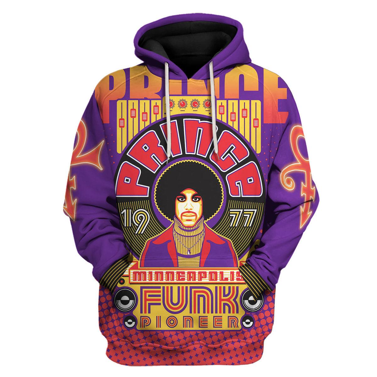 CustomsPig Prince Funk Pioneer Rock Unisex Pullover Hoodie, Sweatshirt, T-Shirt