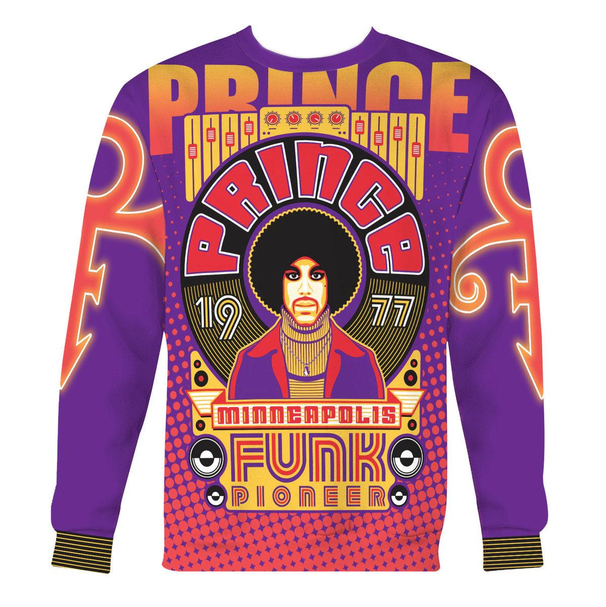 Gearhomie Prince Funk Pioneer Rock Unisex Pullover Hoodie, Sweatshirt, T-Shirt - Gearhomie.com
