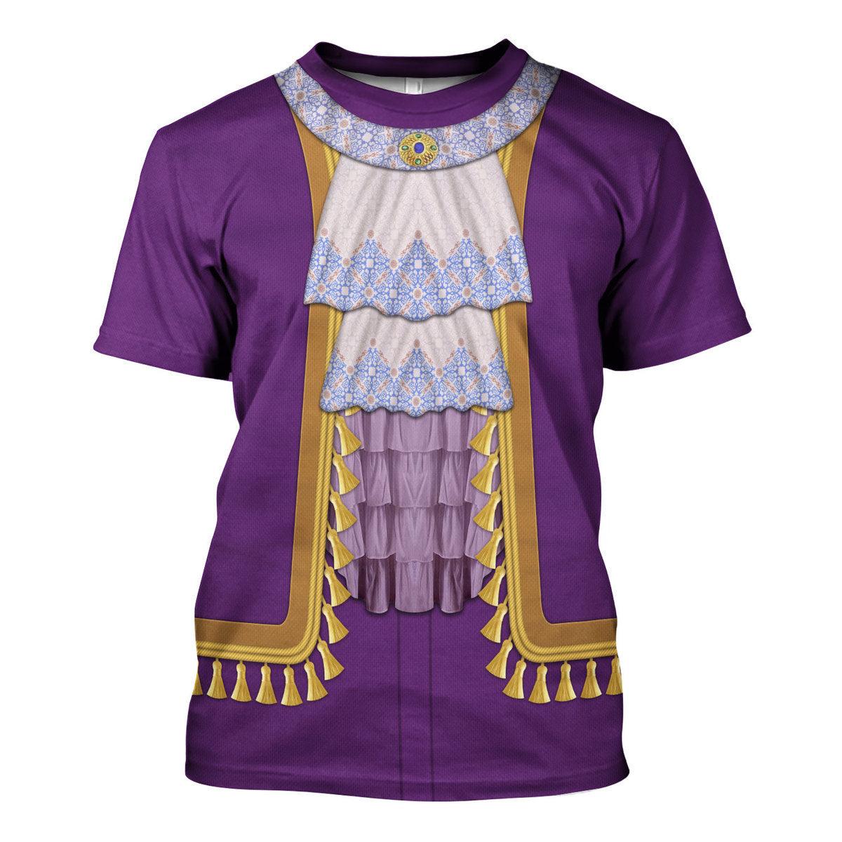 Gearhomie Prince Outfit Pan-cakes All-Over Print Unisex Pullover Hoodie, Sweatshirt, T-Shirt - Gearhomie.com