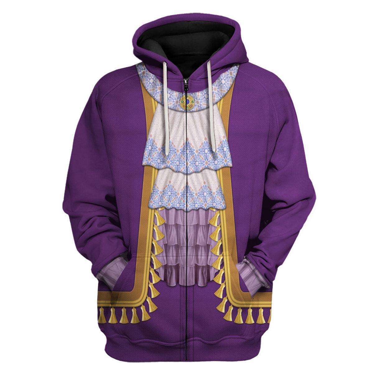Gearhomie Prince Outfit Pan-cakes All-Over Print Unisex Pullover Hoodie, Sweatshirt, T-Shirt - Gearhomie.com