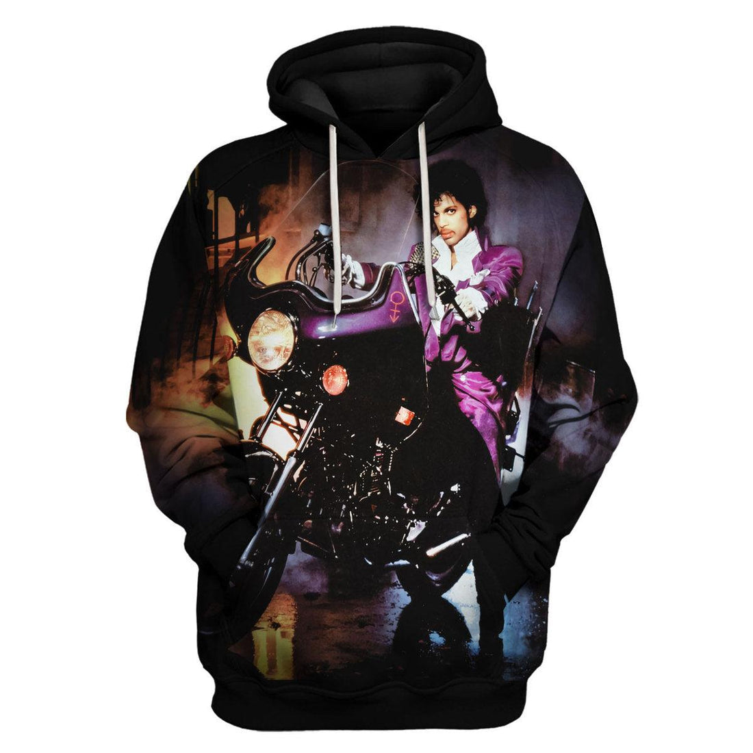 CustomsPig Prince Purple Rain Cover Unisex Pullover Hoodie, Sweatshirt, T-Shirt - CustomsPig.com