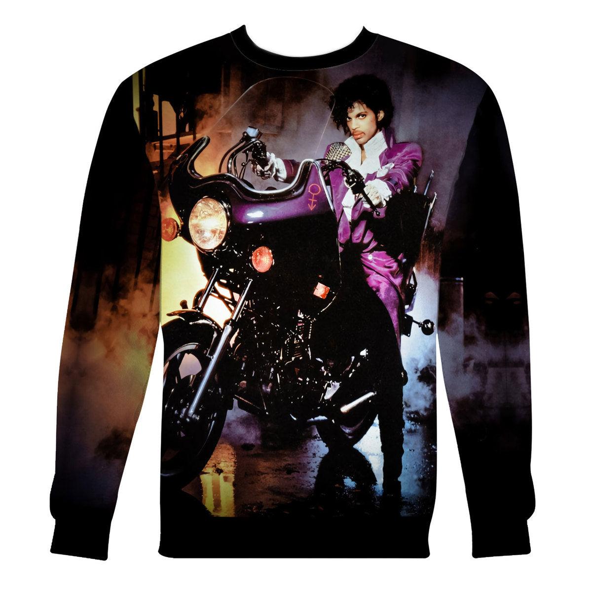 Gearhomie Prince Purple Rain Cover Unisex Pullover Hoodie, Sweatshirt, T-Shirt - Gearhomie.com