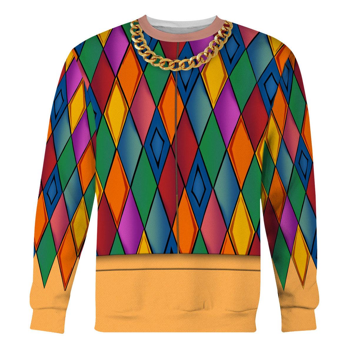 Gearhomie Prince Ultra Colourful Suit All-Over Print Unisex Pullover Hoodie, Sweatshirt, T-Shirt, and Swatpants - Gearhomie.com