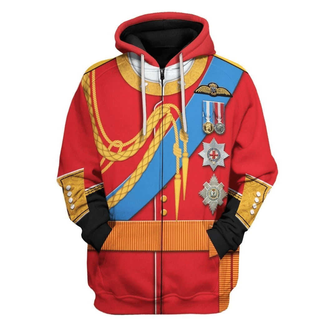 Gearhomie Prince William, Duke of Cambridge Costume Hoodie Sweatshirt T-Shirt Tracksuit - Gearhomie.com